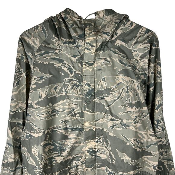 Orc Industries Parka Sz S Improved Rain Suit ACU Digital Camo Waterproof Hood - Picture 2 of 4